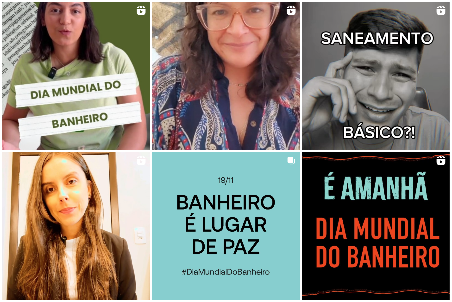 Influenciadores de perfis diversos participaram da campanha do DMB nas redes sociais (Reprodução)